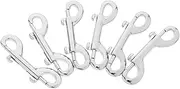 SOLUSTRE 360° Swivel Hook Dog Leash Buckle Double-Ended Bolt Snap Hooks for Outdoor Activities