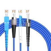 120M FC/SC/LC/ST UPC APC Simplex SingleMode Armored Fiber Patch Cord Fiber Cable
