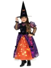 Rubie's - Girl's Pretty Witch Light Up Costume