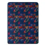 Spider-Man Web Moves Super Soft Plush Throw Blanket 46" X 60" NEW