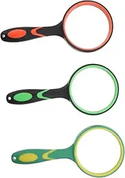 ERINGOGO 1Set Handheld Magnifying for Seniors Magnification Durable Non Slip Design for Reading Nature Exploration Educational Magnifiers