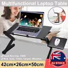 Adjustable Laptop Stand Table Computer Desk Foldable Portable Bed Sofa Tables
