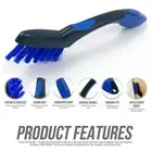 Tile Grout Cleaning Brush Remove Dirt Grime Cleaner Bristles for Small Surfaces