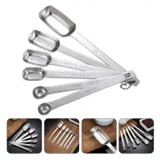 6 Pcs Cooking Measure Measuring Cups Seasoning Spoon Spoons with for Dipping