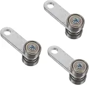 Hoement Heavy Duty Wheel Trolley Assembly for Sliding Doors Two Bearing Design Load Capacity Screw Durable Window Accessories for Smooth Operation