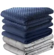 Weighted Blanket 8 Pounds With 2 Duvet Covers for Hot And Cold Sleeper 41”x60”
