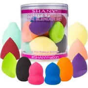 SHANY Pretty & Precise Mini Blenders - Set of 10 - MULTI-COLORED