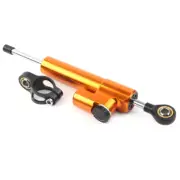 Gold CNC Steering Damper Motorcycle Stabilizer Linear Reversed Safe Control