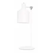 Brilliant Lighting 500mm White Syphon Table Lamp