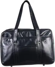 [BESTYASH] Shoulder Bag Pu Handbag for Women Men Uniform Bag Trolley Sleeve Earphone Jack