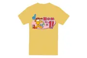 Garfield Mens Mom Number One T-Shirt (Banana Yellow) - UTTV14885