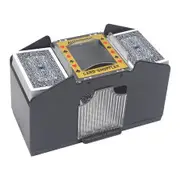 Automatic Card Shuffler 2 to 4 Deck Battery Operated Electric Machine UNO Poker Playing Games Casino Night Accessory Smooth Mixing