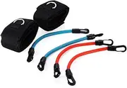 Set Resistance Band Set for Heavy Exercise with Bands Leg Straps Carry Bag for Taekwondo Basketball Soccer and Gymnastics