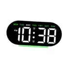 Digital Alarm Clock Adjustable Electronic Desk Clock for Dorm Office Bedside