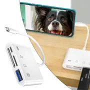 8 Pin to SD Memory Card Reader USB OTG Adapter For iPhone iPad High Quality Core