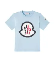 [Moncler Enfant] Moncler Enfant Cotton T-shirt Y 12 blue