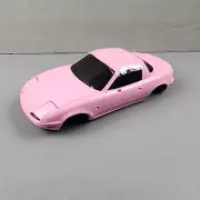 LDRC Drift RC Car Body Mazda Miata MX5 Pink With Accessories Tongue Mirrors