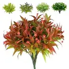 Artificial Flowers Plastic Plants UV Resistant Home Garden Decor In/Outdoor