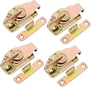 Veemoon 4pcs Iron Table Locks Durable Dining Table Connector and Cabinet Door Buckle for Secure Fastening Easy to Use Suitable for Extension Tables and Furniture Hardware