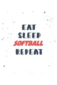 在飛比找博客來優惠-Eat Sleep softball Repeat: Lin