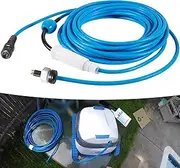 99958906-DIY 18M/60FT Blue 3-Wire Cable with Swivel for Tangle-Free Operation with Wi-Fi/Bluetooth for Dolphin Pool Cleaners Active 30, 30i, 40, S300i, S400, T45, T55i, Premium