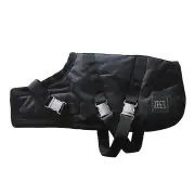 Zeez Waterproof Supreme Dog Coat Oil Skin/Black 1 X Size 30