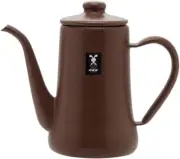 moon rabbit seal Tsukitojirushi slim pot 0.7L matte brown