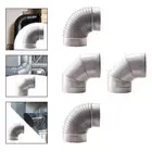 90° Stove Elbow Pipe Connector Flue Adapter Tube Accessory for RV Camping
