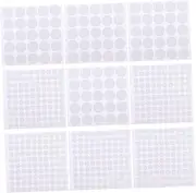 DOITOOL 20Sheets Double Sided Adhesive Dots Circular Mounts for DIY Crafts Scrapbooking and Office Decor Removable No Residue Strong Adhesion
