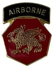 Pack of 6 108th US Army Airborne Division Motorcycle Hat Cap Lapel Pin M-243