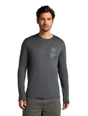 Icebreaker Merino 150 Tech Lite Long Sleeve Mens T-Shirt - IB Solar