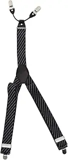 [OATIPHO] Suit Trousers Suspender Clip Denim Pants Suspenders for Men Pants for Men Stretch Pant Suspender for Suit Jean Elastic Strap Heavy Duty Elastic Strap Jean Pant Suspender Polyester