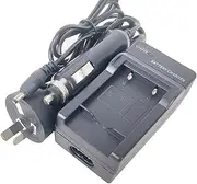 Single Mains/Car Battery Charger for NP-45 NP45 NP-45A NP-45B NP-45S Li-40B Li-42B EN-EL10 KLIC-7006 NP-80 NP-82 D-Li63 D-Li108 FinePix Exilim Easyshare Series Digital Camera