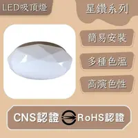 在飛比找momo購物網優惠-【彩渝】LED 吸頂燈 80W 星鑽 可調光(星空 星點 高