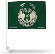 Rico Industries Unisex-Adult NBA Chicago Bulls Car Flag, Red, White Pole FG72002-P