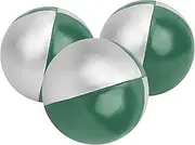 Juggling Balls for Beginners and Professional, Set of 3, Juggle Clubs Kits for Kids and Adults Variety Show Juggling Ball, Indoor Leisure Sports Ball, Fun Puzzle Educational Toy, 63mm(Green)