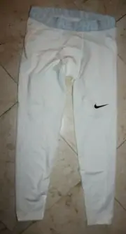 NWT Men's NIKE Pro Hyperwarm Compression Tights White - XXL
