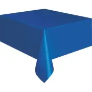 Royal Blue Plastic Tablecloth Table Cover 108 x 54 Inches