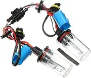 XIGAN Pair 9004 35W 55W Hi-Lo Dual Beam Car Xenon White Headlight HID Light Bulbs Lamp (Color : 5000K)