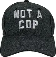 [Crazy Dog T-shirts] Not A Cop Hat Funny Sarcastic Police Snitch Joke Cap