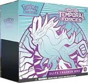 Pokémon TCG: Scarlet & Violet—Temporal Forces Elite Trainer Box – Walking Wake (1 Full-Art Flutter Mane Promo Card, 9 Boosters & Premium Accessories)