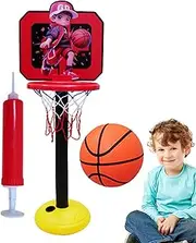 Indoor Basketball Hoop - Room Wall Basketball Hoop Goal Toy,Multifunctional Fun Indoor Ball Backboard Accessories for Home Playground Bedroom