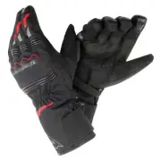 DAINESE TEMPEST D-DRY Riding BLACK/RED GLOVES Adult Motorcycle **NEW** Yamaha