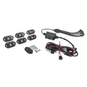 KC HiLiTES C-Series RGB Multi-Color LED 9W Food Beam Rock Light Kit - Universal