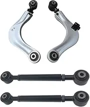 4Pcs Aluminium Alignment Arms Left & Right Rear Camber & Toe Kit Compatible with 2016-2024 Honda Civic; 2018-2024 Accord; 2017-2024 CR-V; Compatible with 2019-2024 Honda Insight
