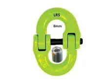 1 x 8mm Chain Connector, Chain Link, 2.5T Grade 100 Lifting G100 Hammerlock