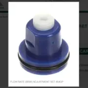 FLOW RATE (BRIX) ADJUSTMENT SET 464GP # 643-00