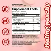 Creatine Monohydrate Gummies 4G with 1G Amino Acids & 1G Collagen – Boost Streng