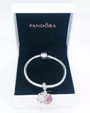 NEW Authentic PANDORA 925 Disney Anna Frozen 2 Fearless Charm Pendant 798457C01