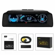 OBD2 Car HUD Computer Head Up Display Gauge Smart Digital Temp Meter Speedometer (for: Smart)